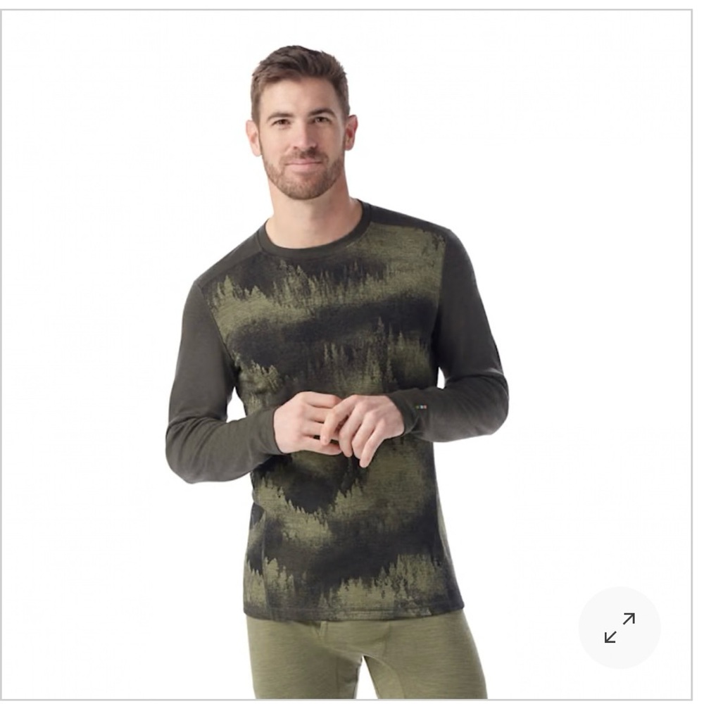 NWT Smart Wool Men’s thermal sweater/base layer crew neck